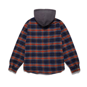 Cancelled Flannel With Sewn In Tee - Blue